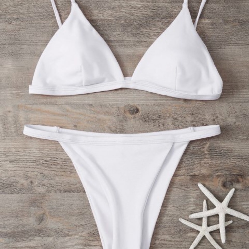 White bikini